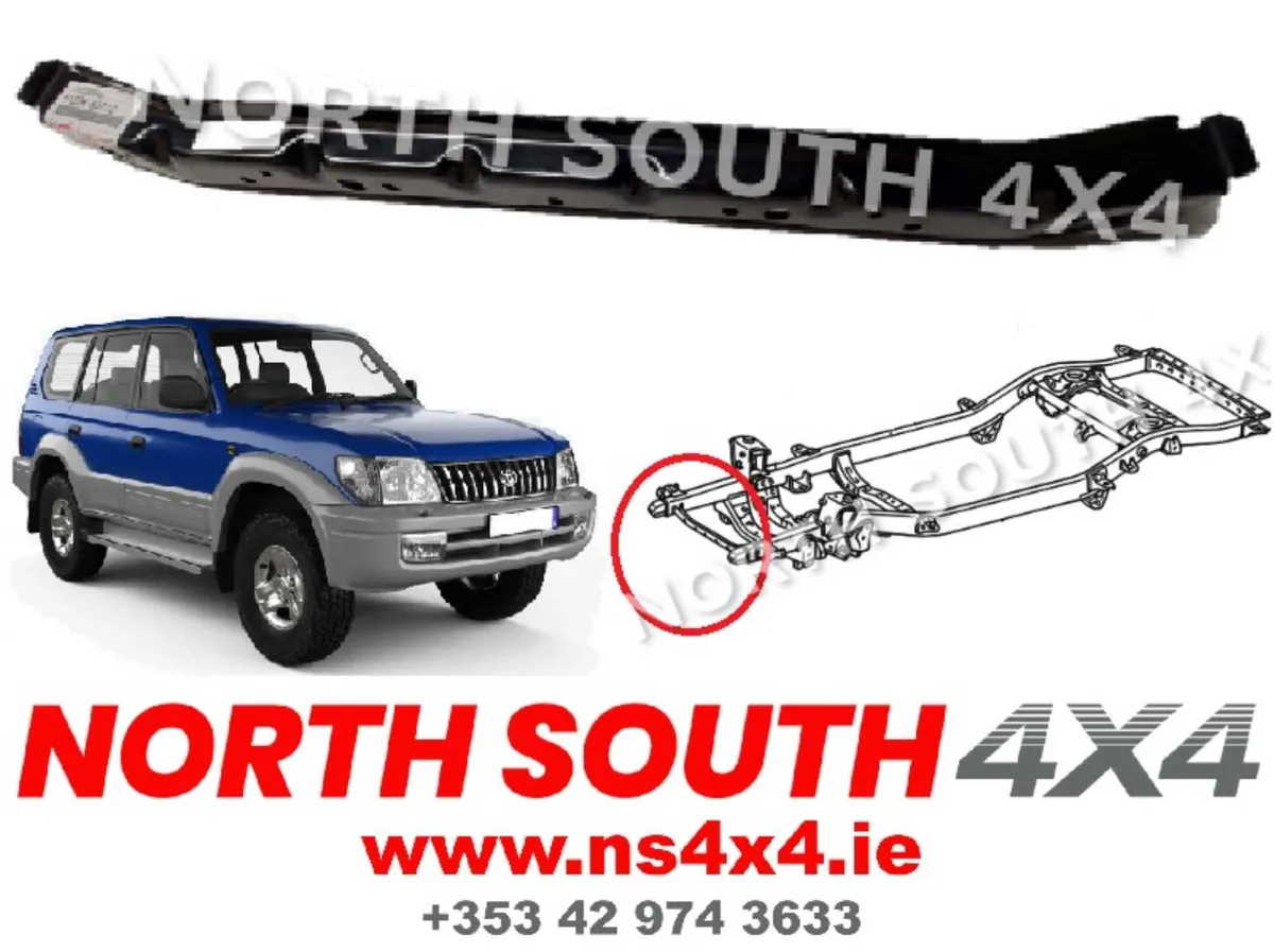 FRONT CHASSIS CROSSMEMBER LANDCRUISER 1996-2003 - Image 1