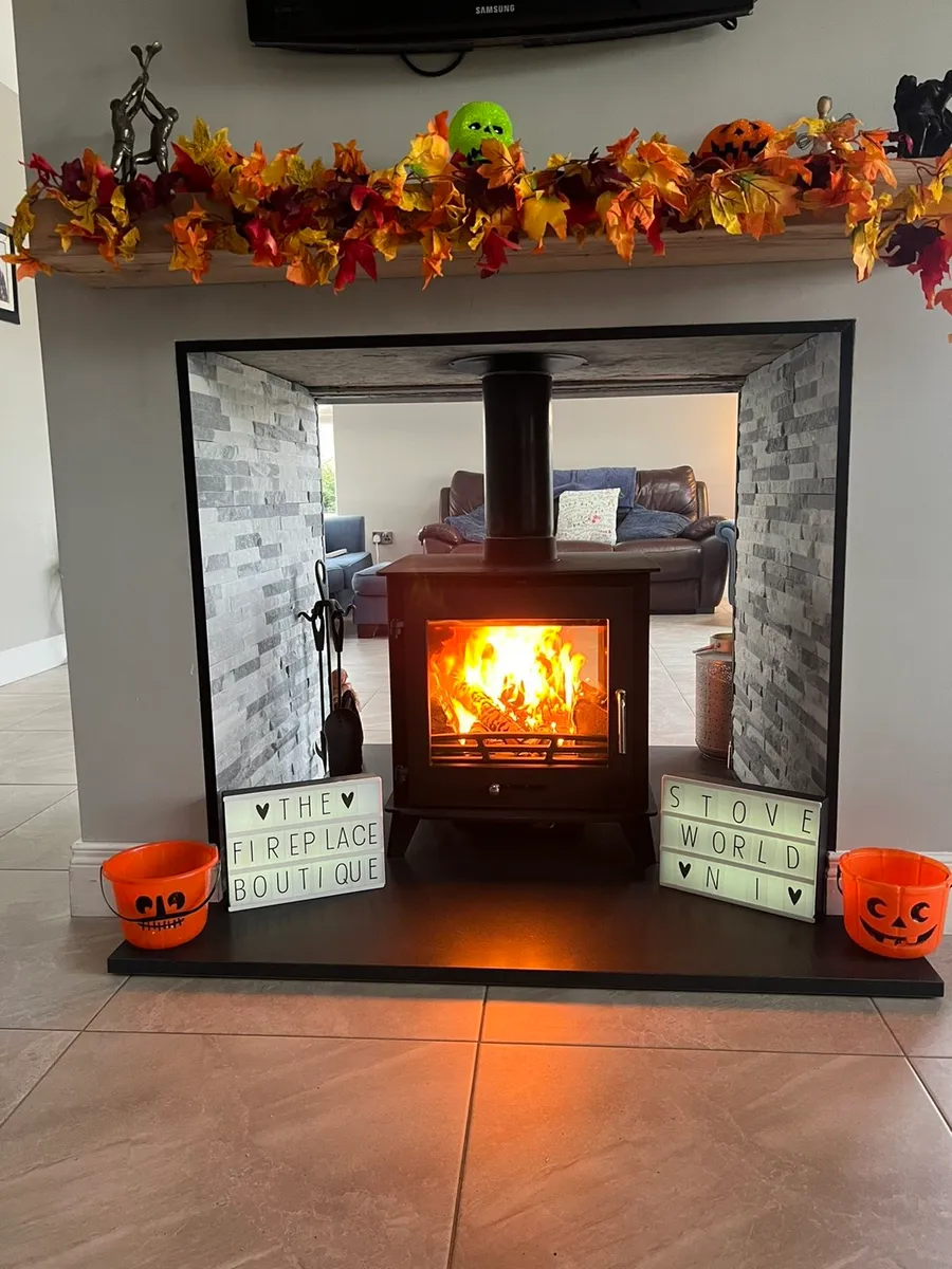 DOUBLE SIDED MULTIFUEL STOVE + FREE DELIVERY - Image 1