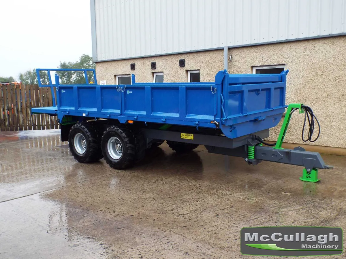 New K-Quip 12 Tonne Tipping Trailers - Image 1