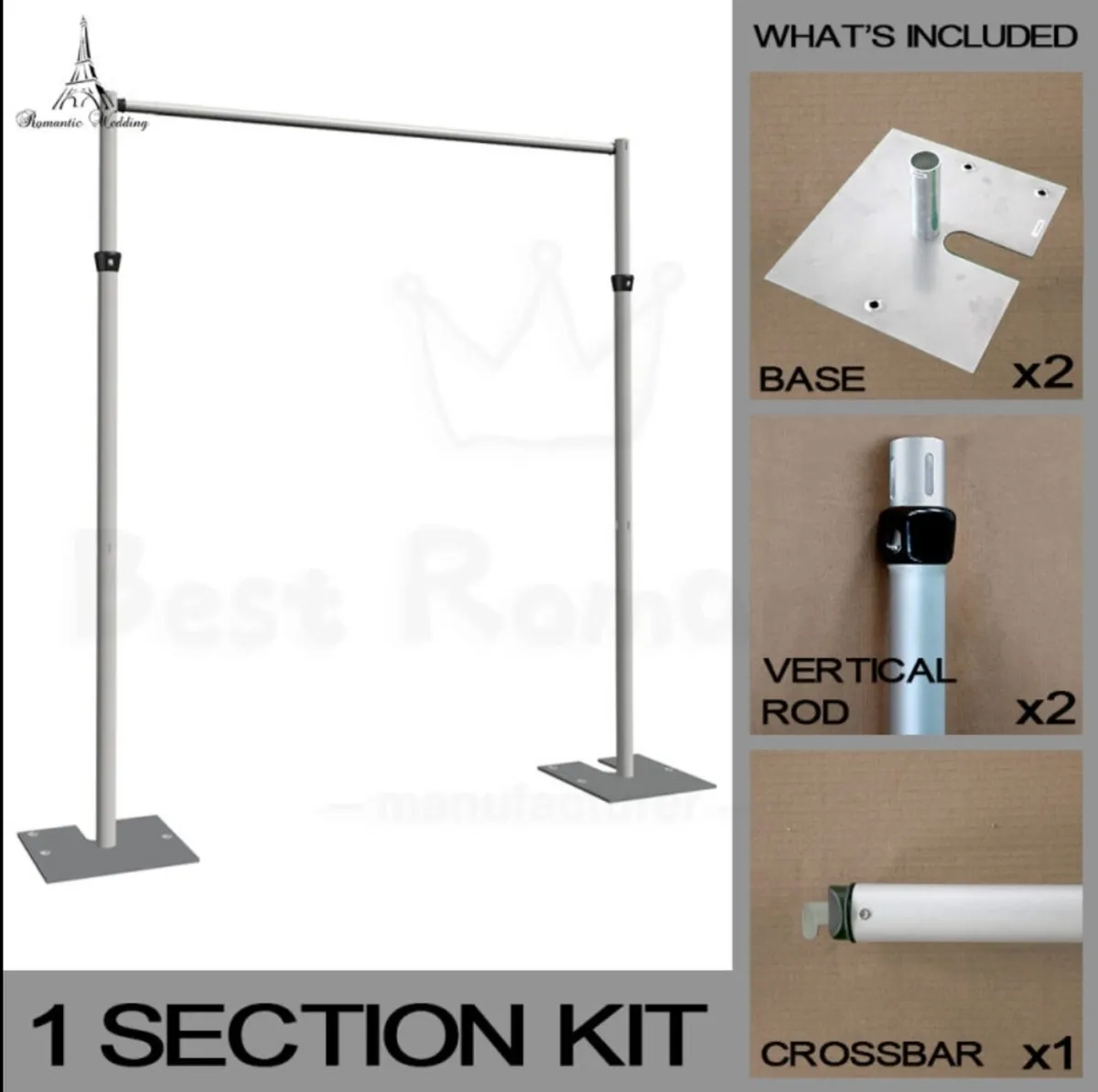 Telescopic Backdrop Stands - Image 1