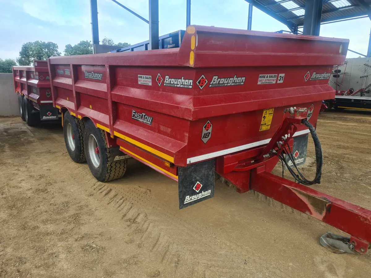 Ex Hire 18 Ton Dumpers Air/hyd brakes.  Magic Door - Image 1