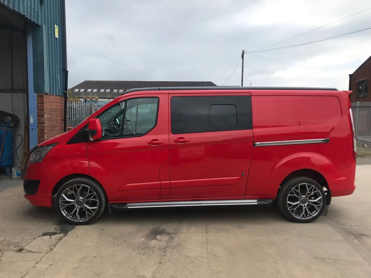 Ford transit custom pop top roofs inc fitting