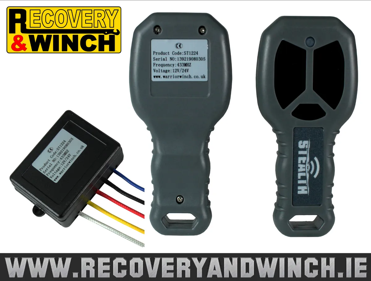 WINCH WIRELESS CONTROL SYSTEM 12V AND 24V - Image 1