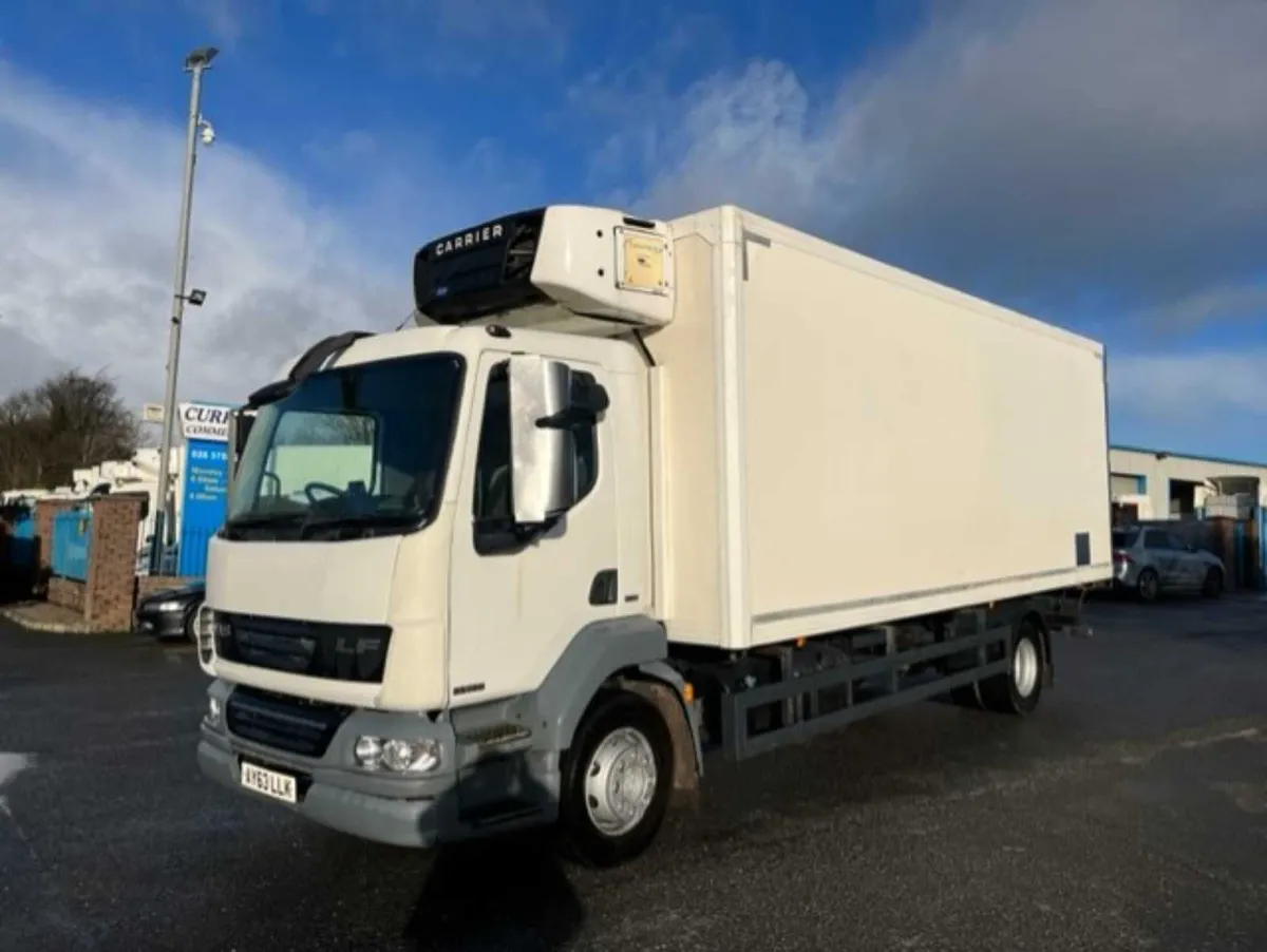 2013 daf lf 55 180 14 ton fridge with barn doors