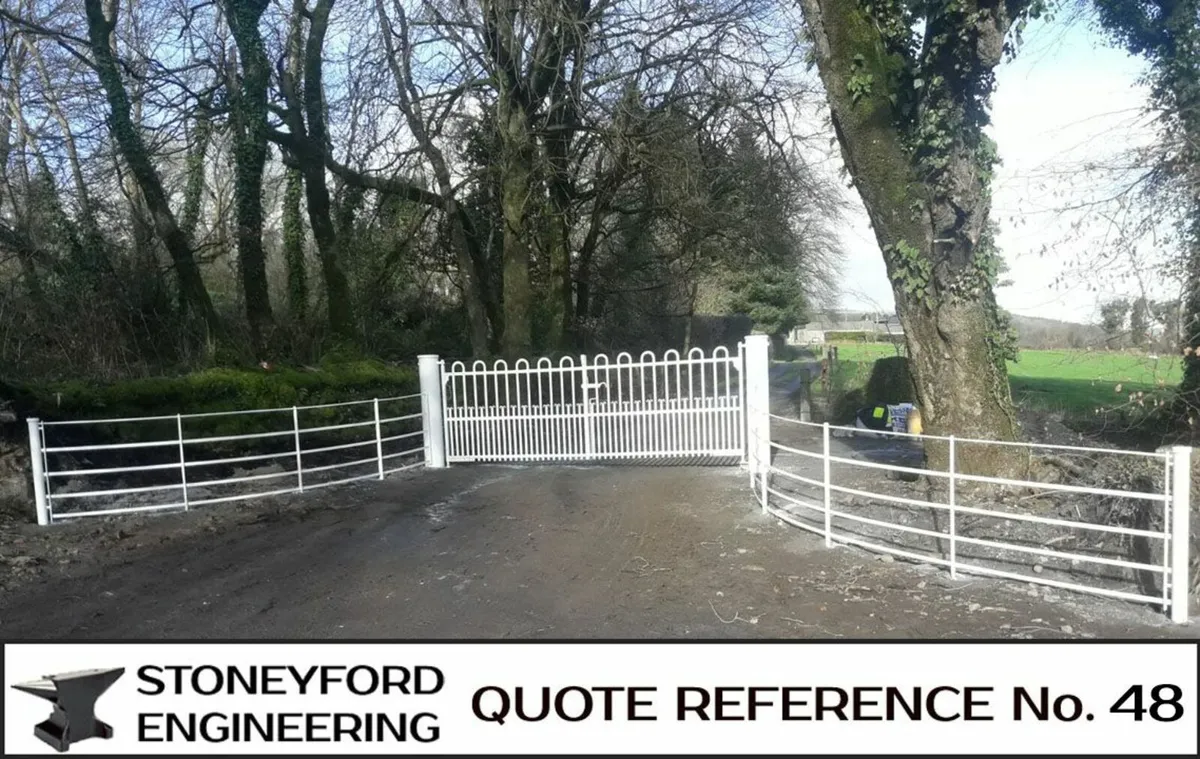 Traditional riveted entrance gates - Image 1