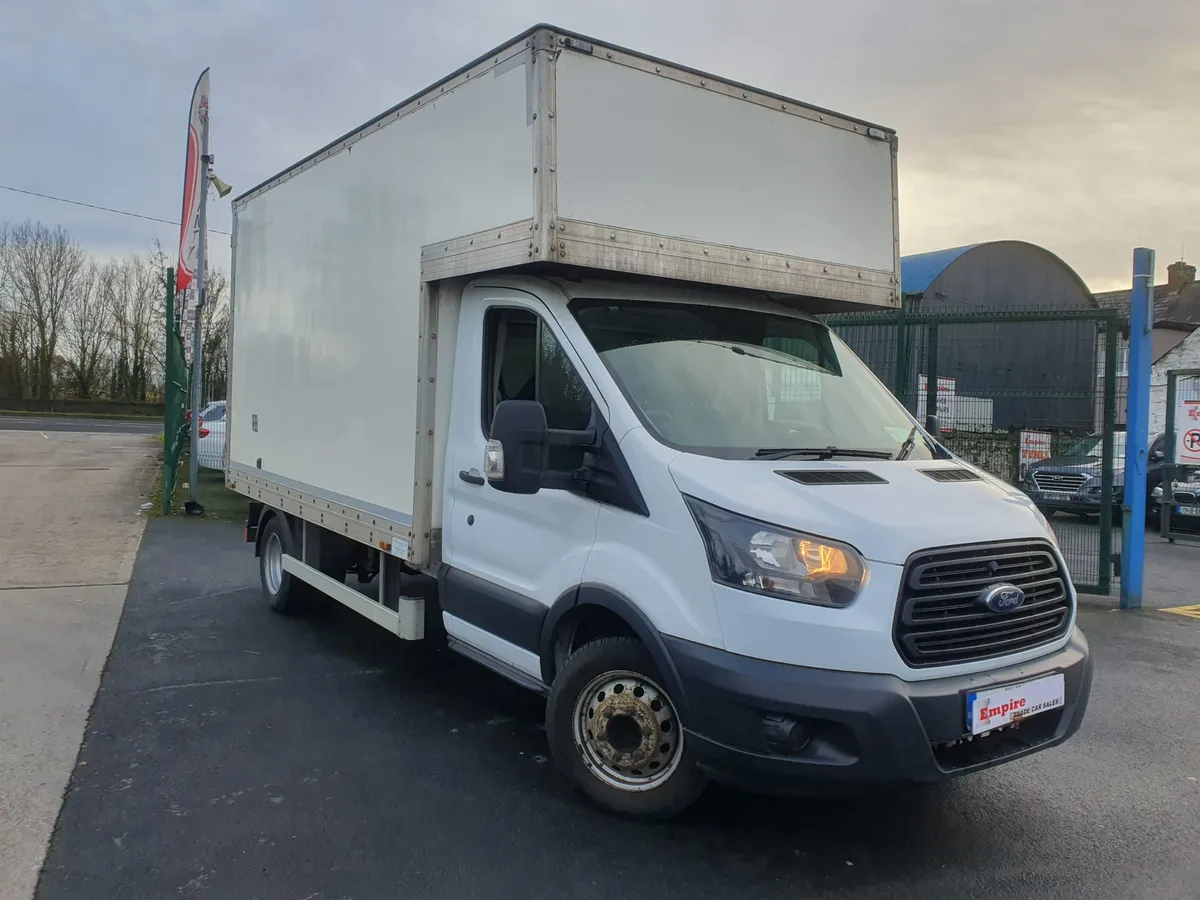 FORD TRANSIT BOX BODY TAIL LIFT 2017 (No Vat) - Image 1