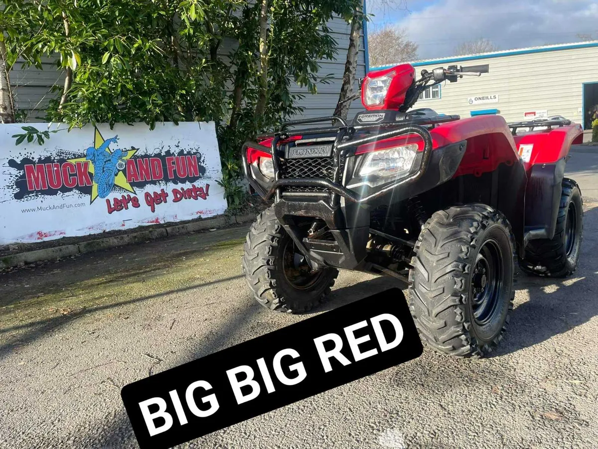 MINT LOW MILES HONDA TRX 500 FM5 Delivery choice - Image 4