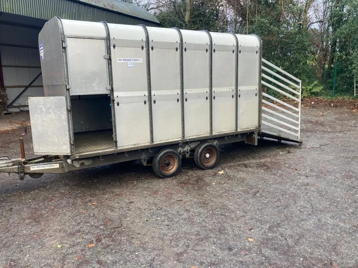 12ft Ifor Williams cattle - flat trailer