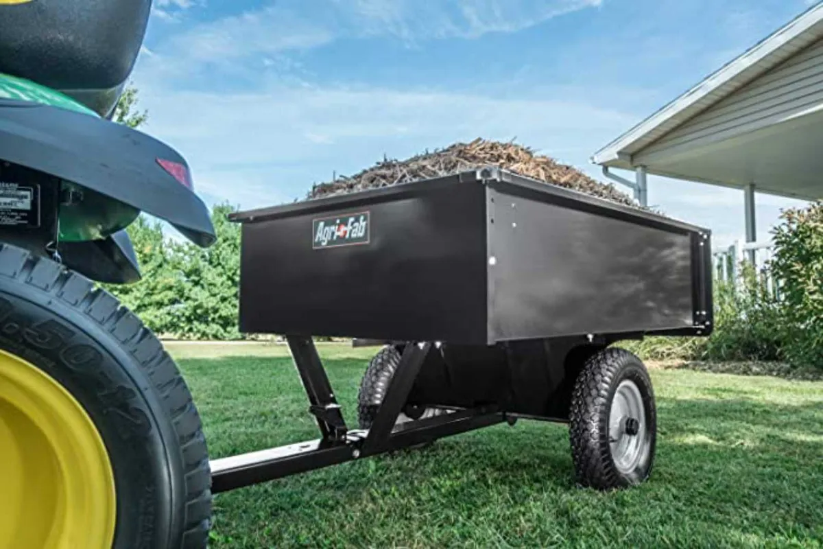 Agri Fab Trailers for Ride On Lawnmowers - Image 1