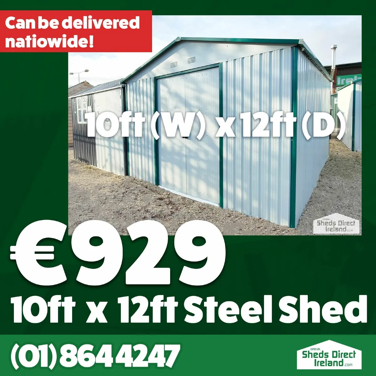 The Original Colossus Steel Garden Shed - Image 1