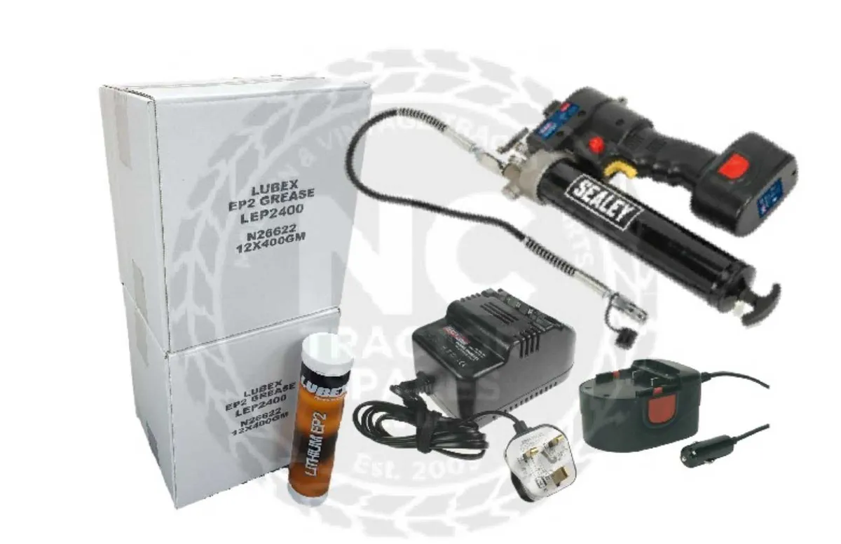 Cordless Grease Gun & 24X 400G Grease OFFER