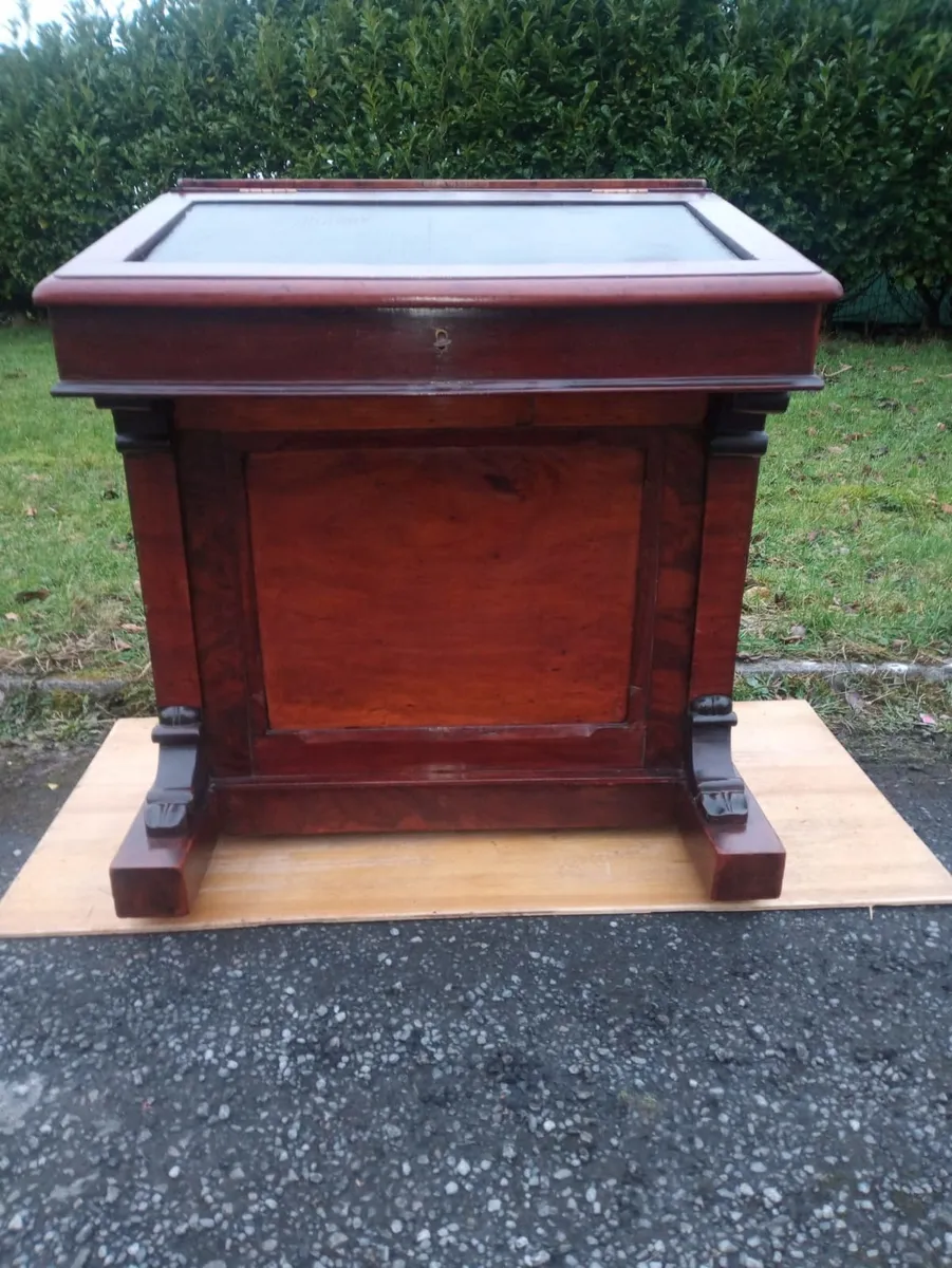 Victorian Mahogany Davenport Bureau - Image 1