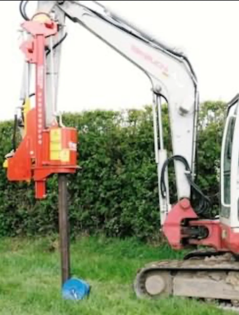 Excavator & Post Driver Self Drive Hire