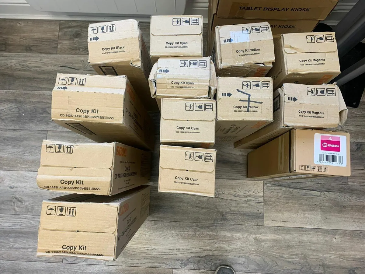 19 x  UTAX NEW unopened original toners - Image 1