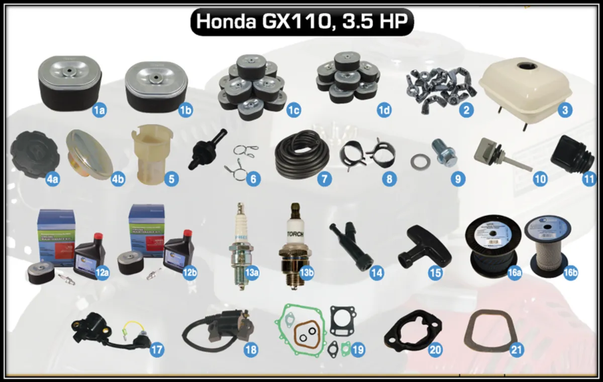Honda Garden Machinery Parts - Image 1
