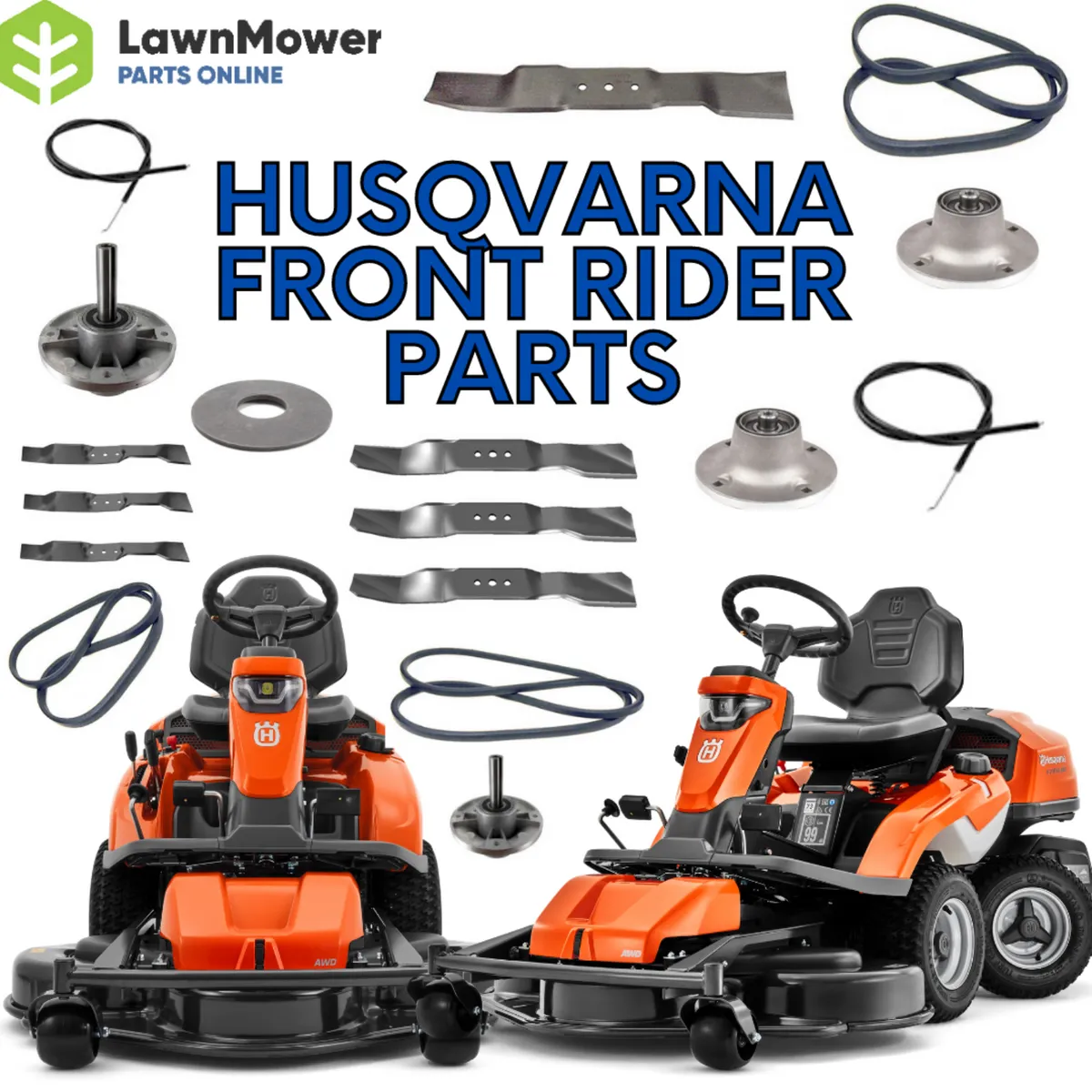Husqvarna Front Rider Parts - FREE Delivery for sale in Co