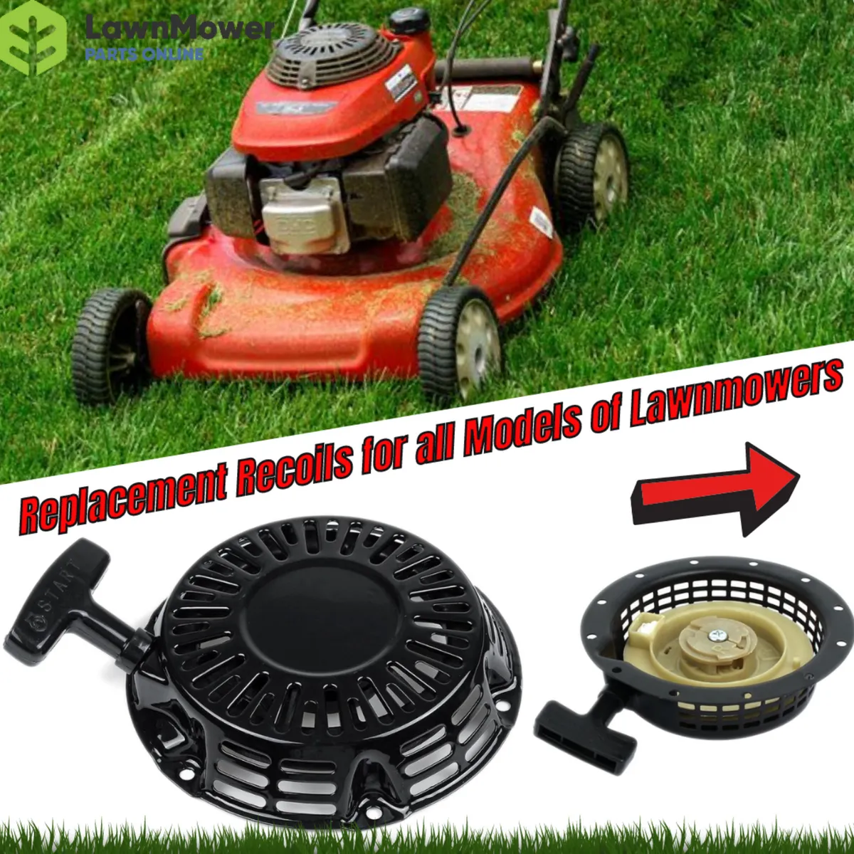 Lawnmower Recoil Starters - FREE Delivery