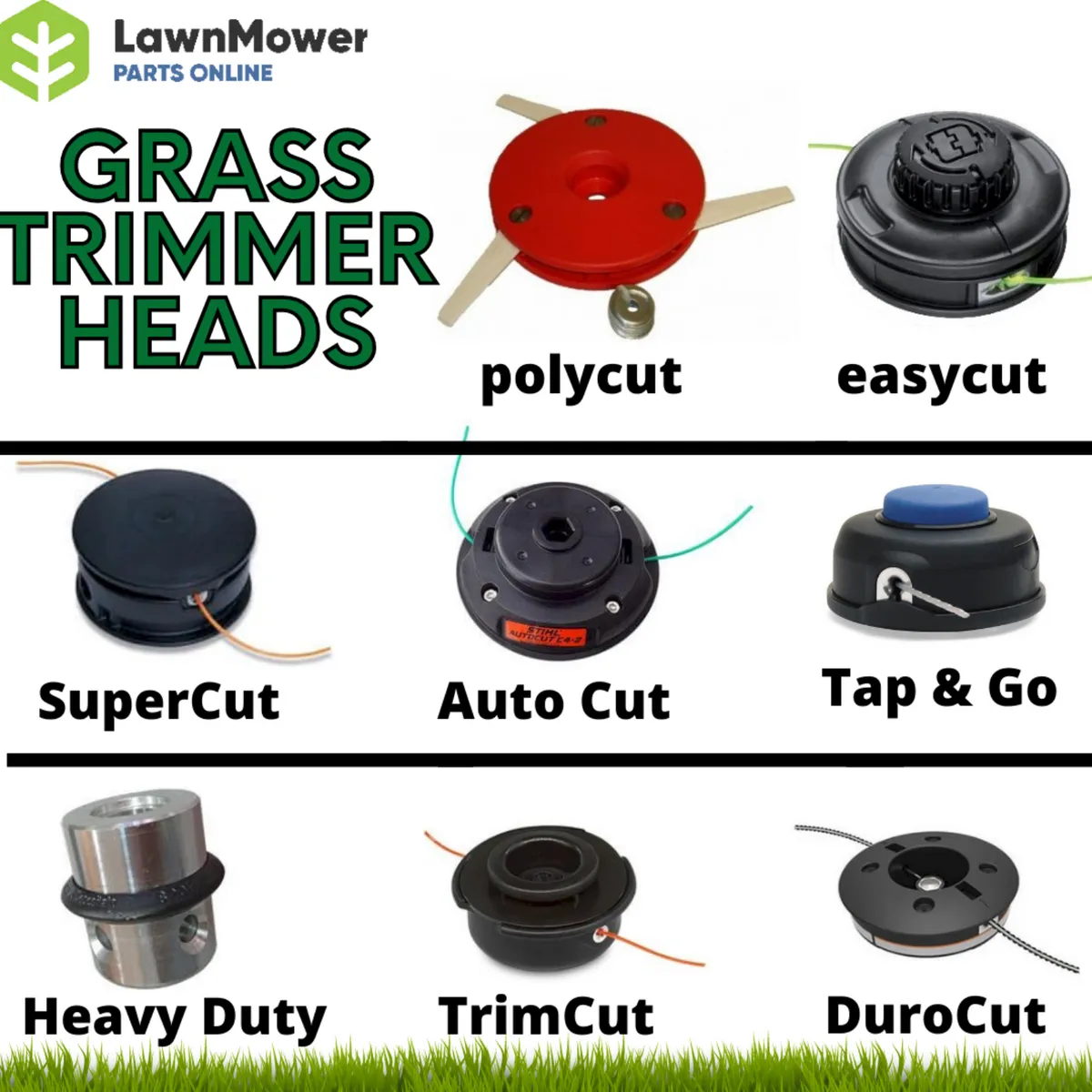 Grass Trimmer Heads: FREE DELIVERY!