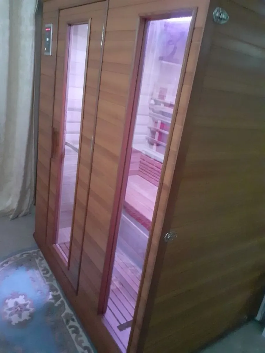 Infra Red 3 person sauna full cedar wood - Image 2