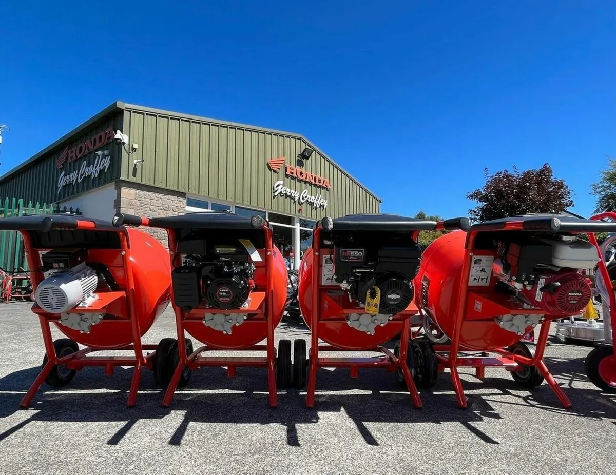 Cement Mixers with Heavy Duty Stands - Image 1