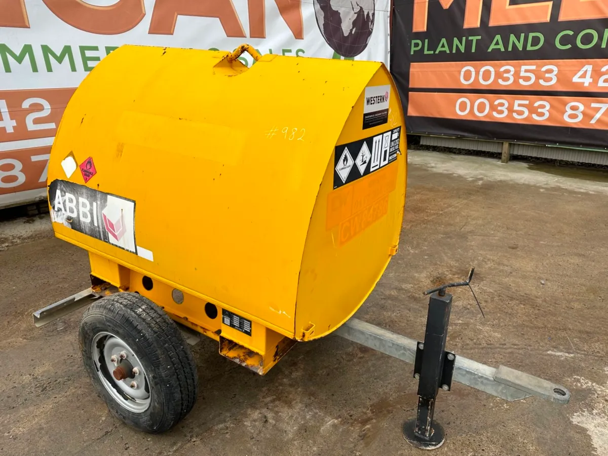 ** western 950 litre fuel bowser bunded .... 982 - Image 2