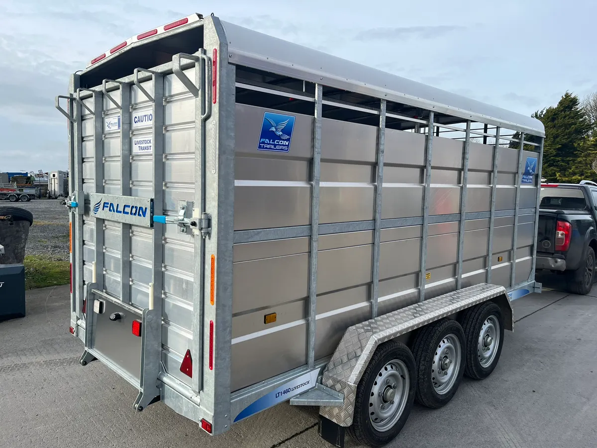 Falcon 14ft x 6ft livestock trailer - Image 1