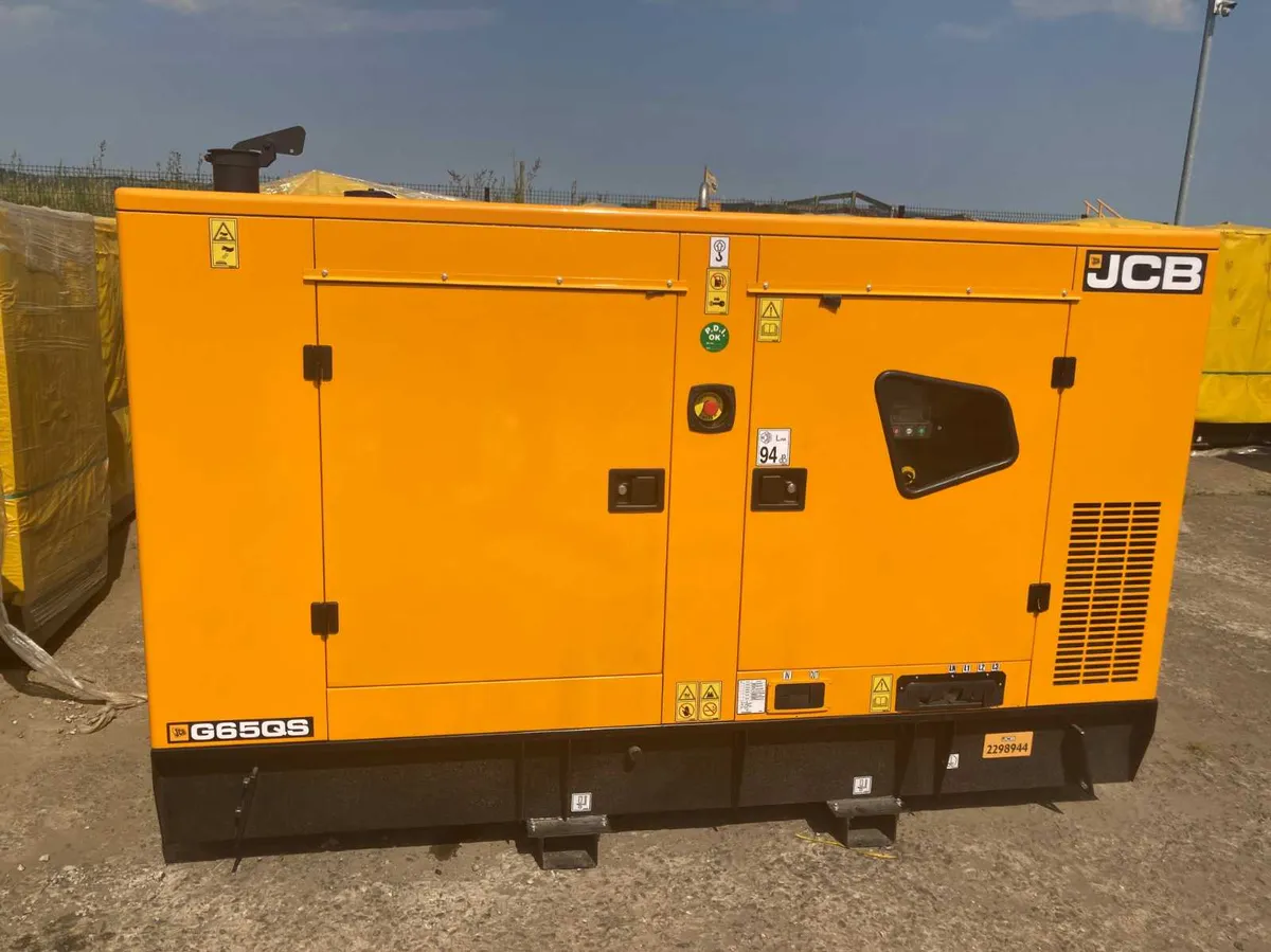 JCB G65QS Generator - 2 Years 0% Finance. - Image 1