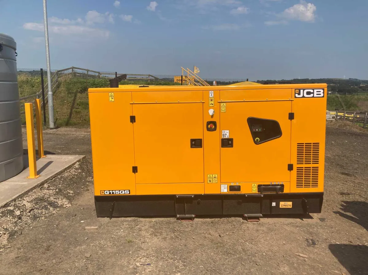 JCB G115QS Generator - 2 Years 0% Finance.