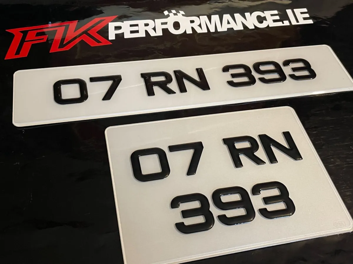 Jap German gel number plates delivered - Image 2