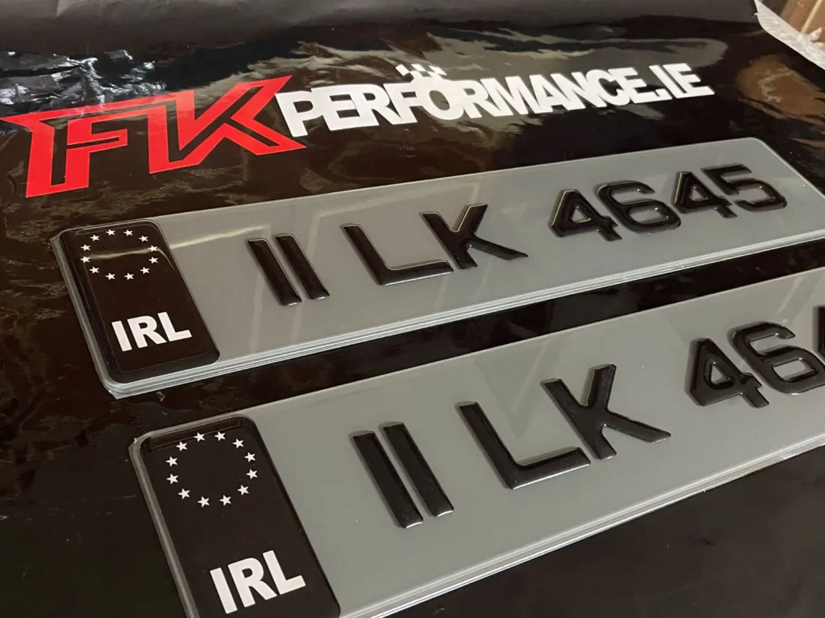 Jap German gel number plates delivered - Image 3