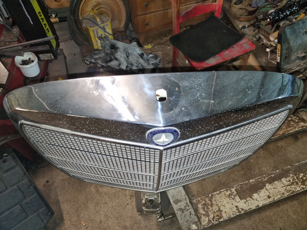 W108 250S CHROME GRILL - Image 2