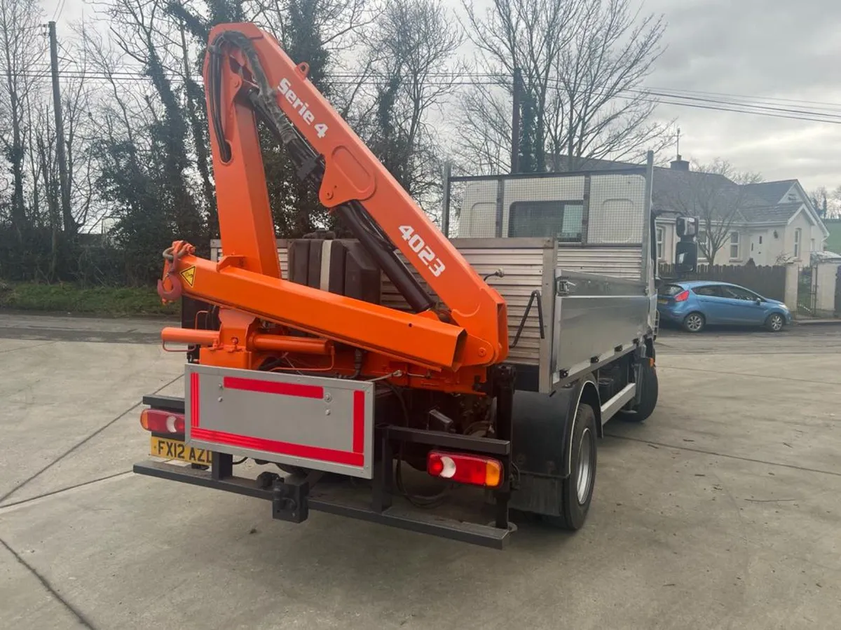 2012 DAF 35/160 Dropside with Crane - Image 4