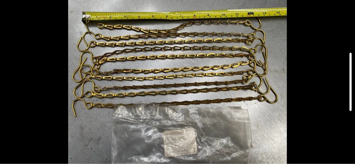 12 inch brass chains - Image 1