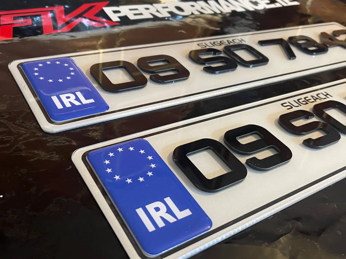 Ultimate GEL 3D & 4D number plates - Image 1