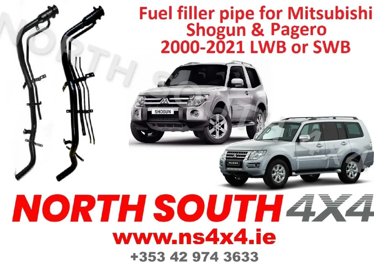 Fuel filler pipe for Mitsubishi Pajero and Shogun