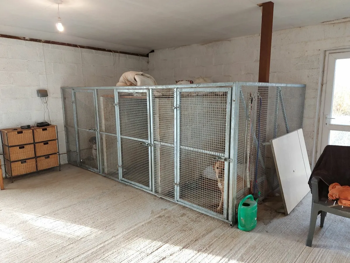 Dog kennels, only one section left - Image 1