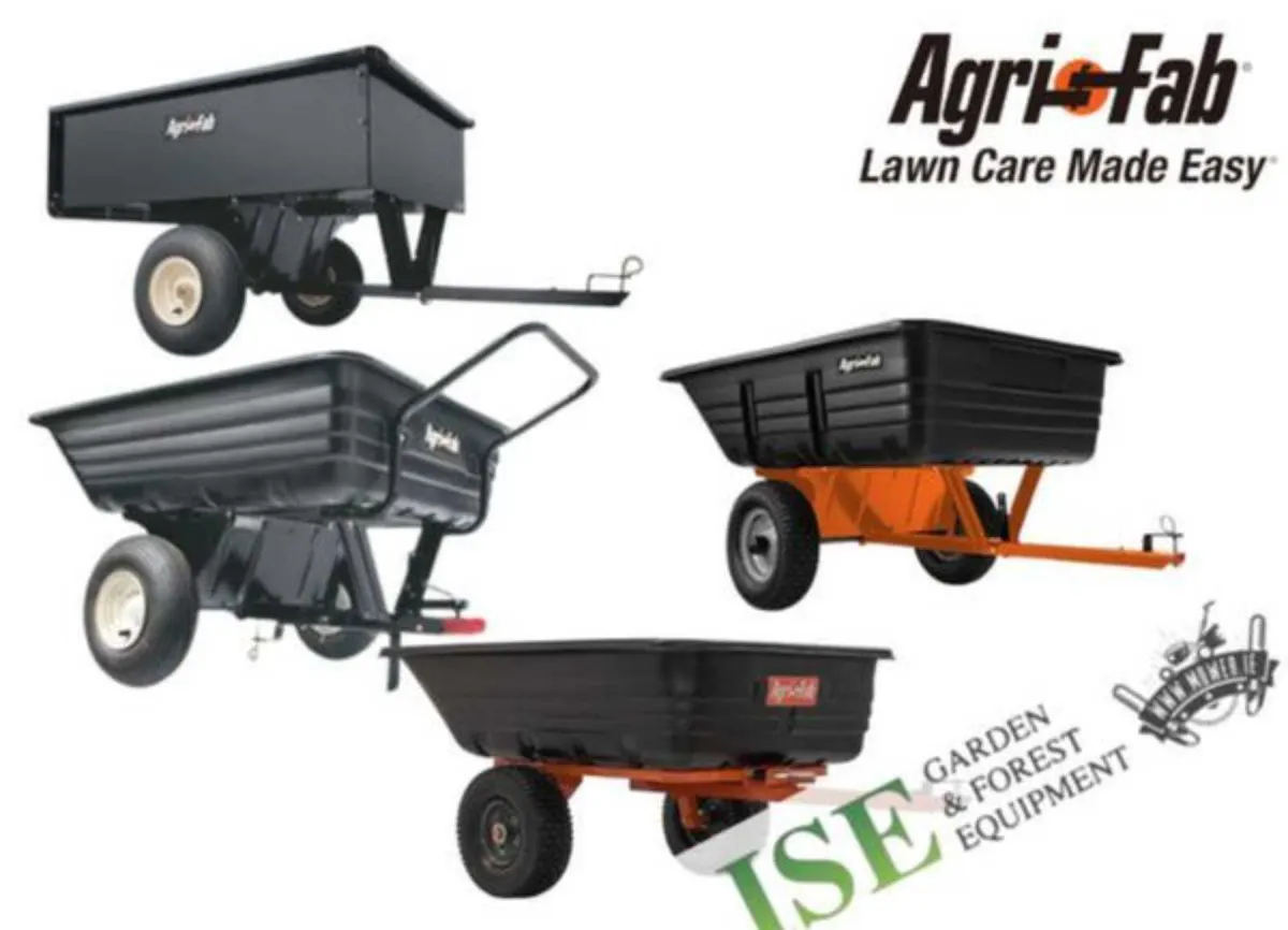 Agri Fab Trailers for Ride On Lawnmowers