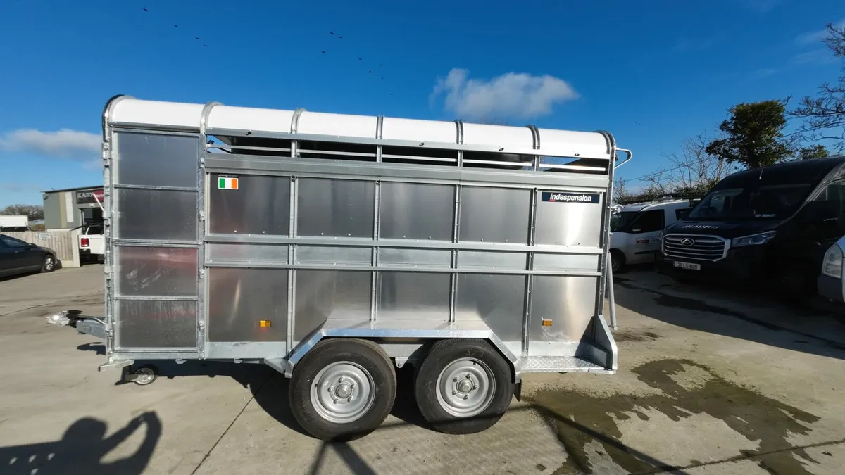 NEW 12X6 INDESPENSION LIVESTOCK TRAILER - Image 2