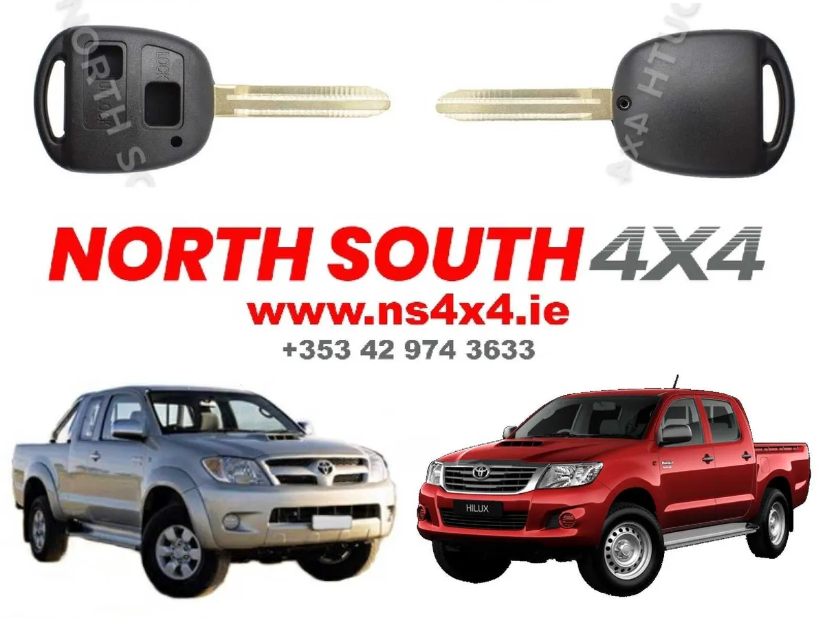 Replacement key fob for Toyota Hilux