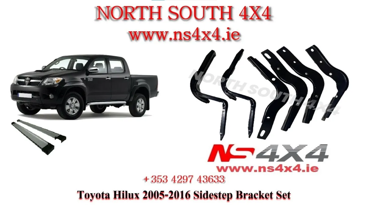 ***Sidestep and Brackets*** for Toyota Hilux - Image 2