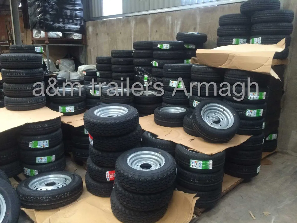 trailer brakes ifor williams wheels tyres hubs etc - Image 1
