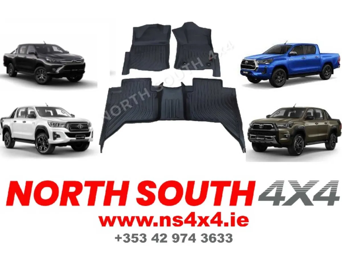 NEW Fitted Mats for Toyota Hilux - Image 1