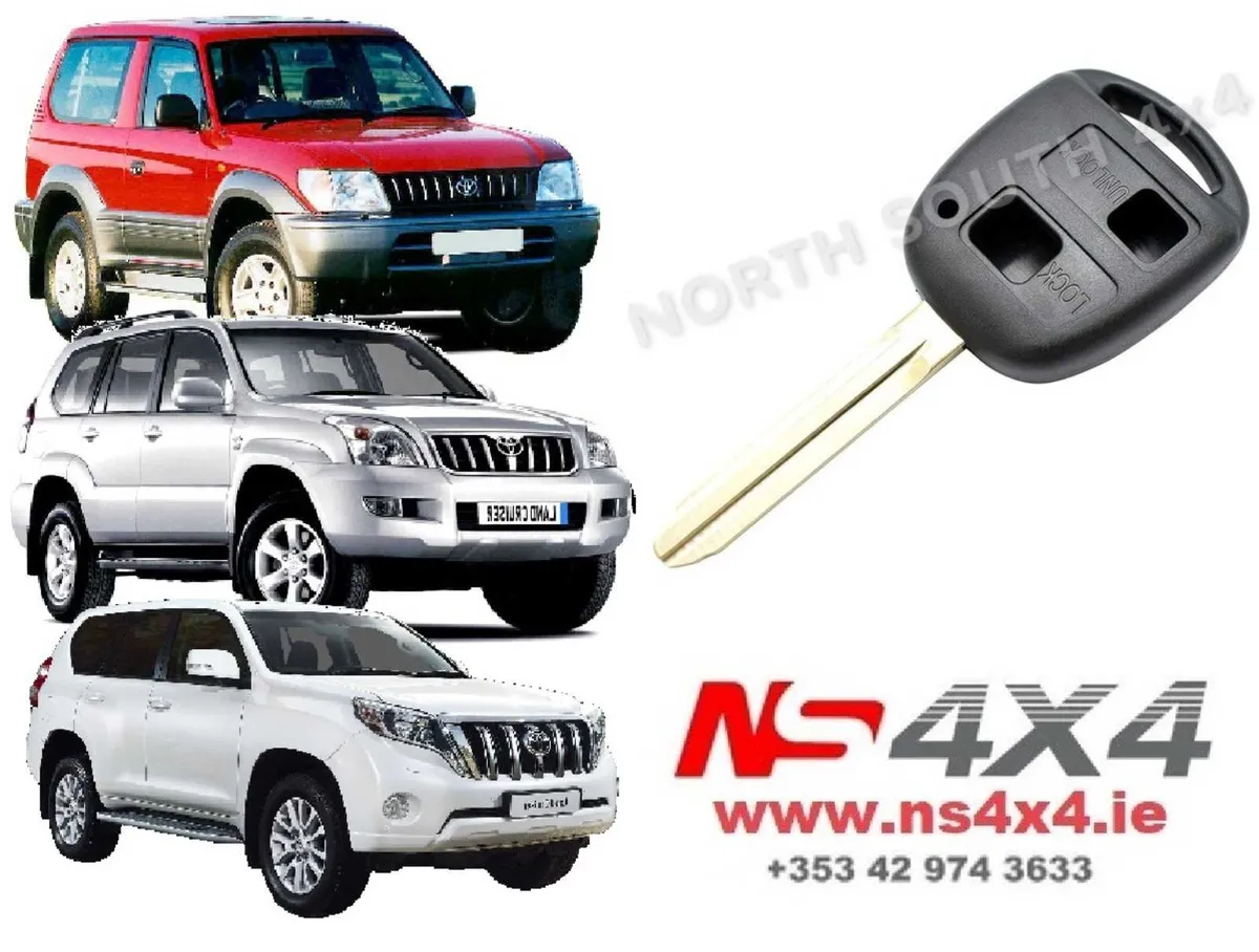 Replacement Key Fob for Toyota Land Cruiser