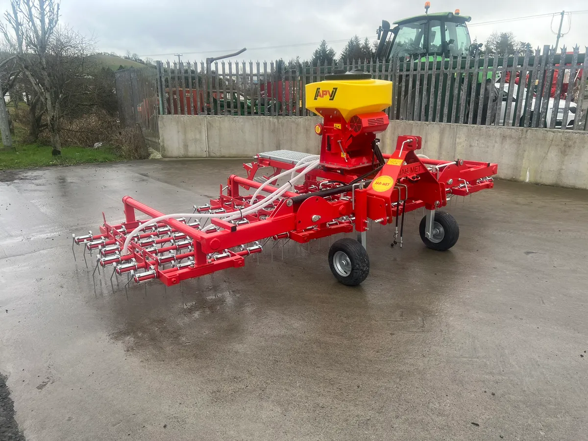 *** JARMET TINE HARROW AIR SEEDER ***