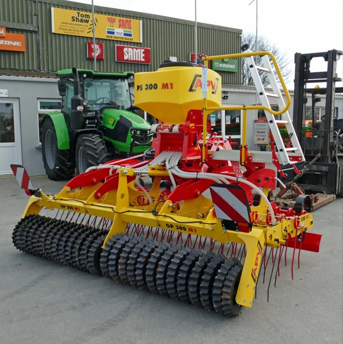 APV GP300 Reseeder/ Harrow - Image 3