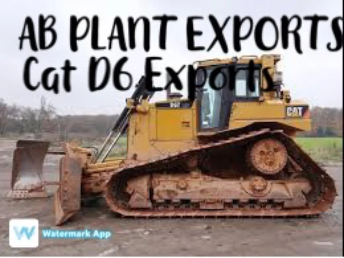 Caterpillar D6r exports