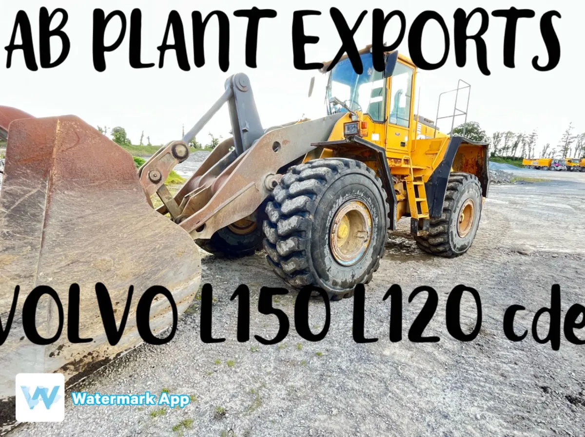 Volvo L120 L150 c d f exports