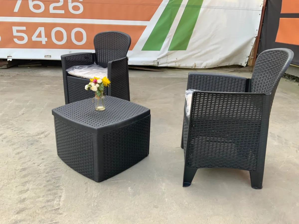 *** 3 PIECE OUTDOOR GARDEN FURNITURE SET *** - Image 2