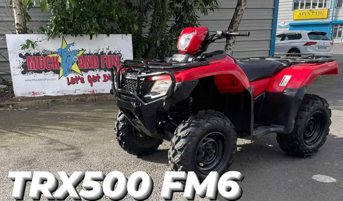 Mint Honda trx 500 fm6 2+4 WD Delivery Choice