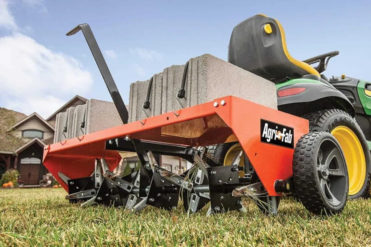 Agri Fab Tow behind Moss Rakes & Aerators - Image 2